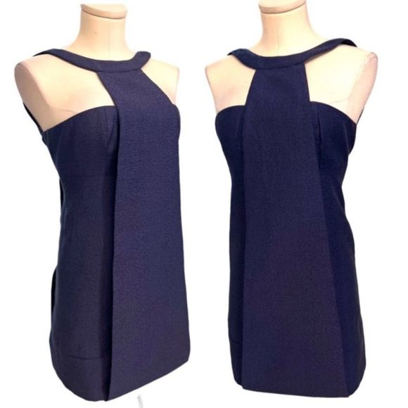 Bird by Juicy Couture Dresses & Skirts - Bird by Juicy Couture Mini Structured Dress Navy Italian Fabric